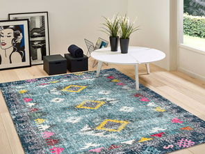 現代簡約家居美學 大氣精品抽象地毯的藝術與實用